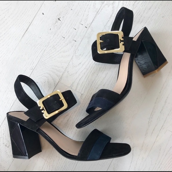 Tory Burch Shoes - NEW Tory Burch Suede Leather Sandal Heels